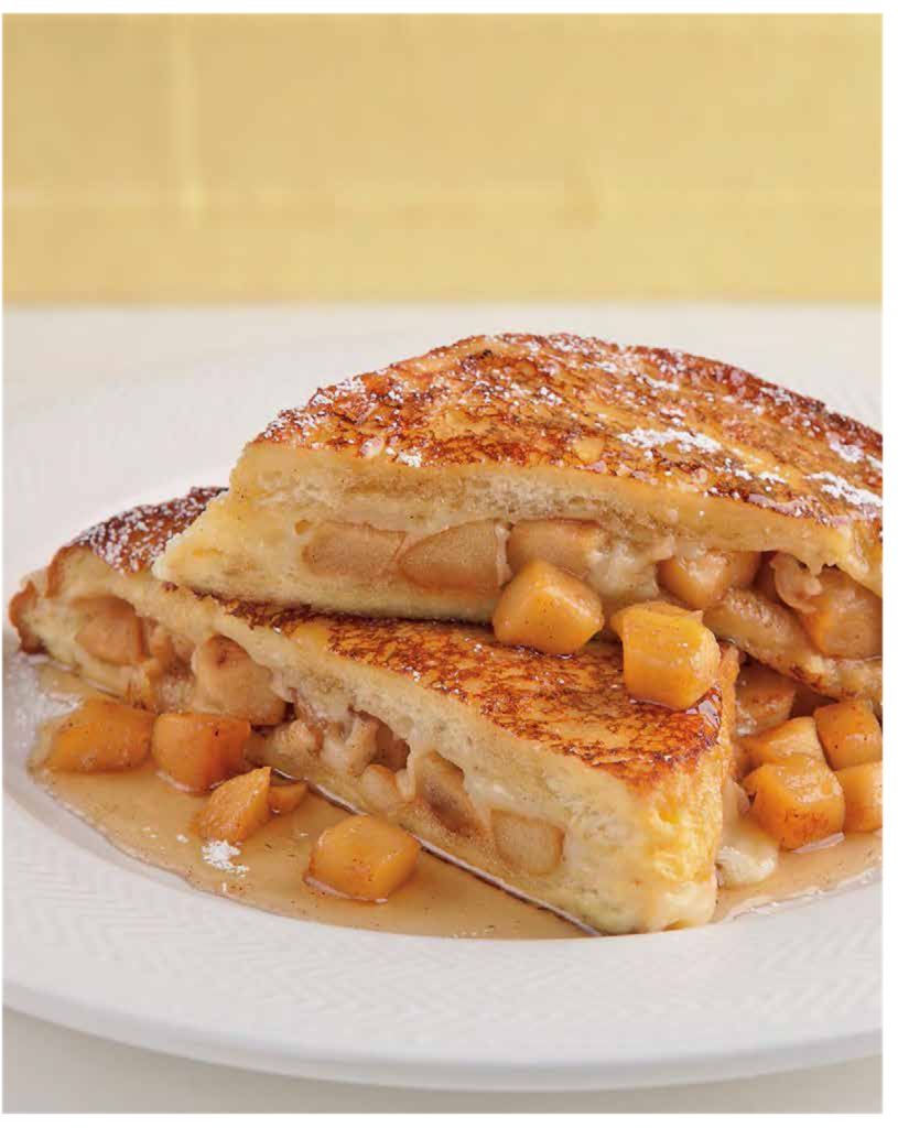 Appetizing Apple and Cheddar French Toast