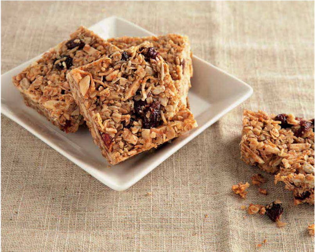 Cranberry and Coconut Cereal Bars