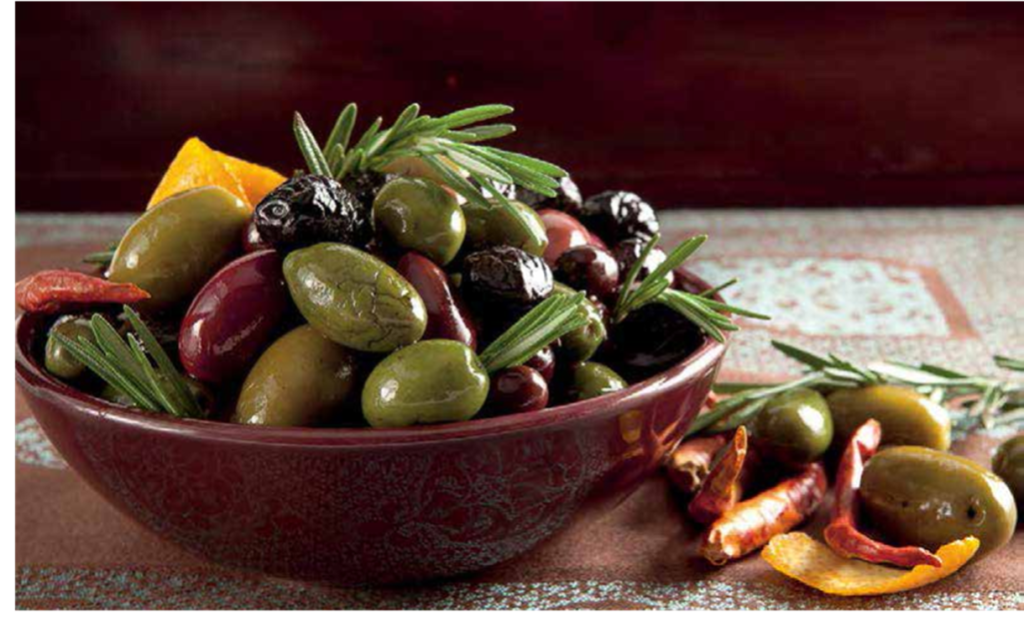 Easy and Tasty Warm Olive mixture with Orange & Rosemary