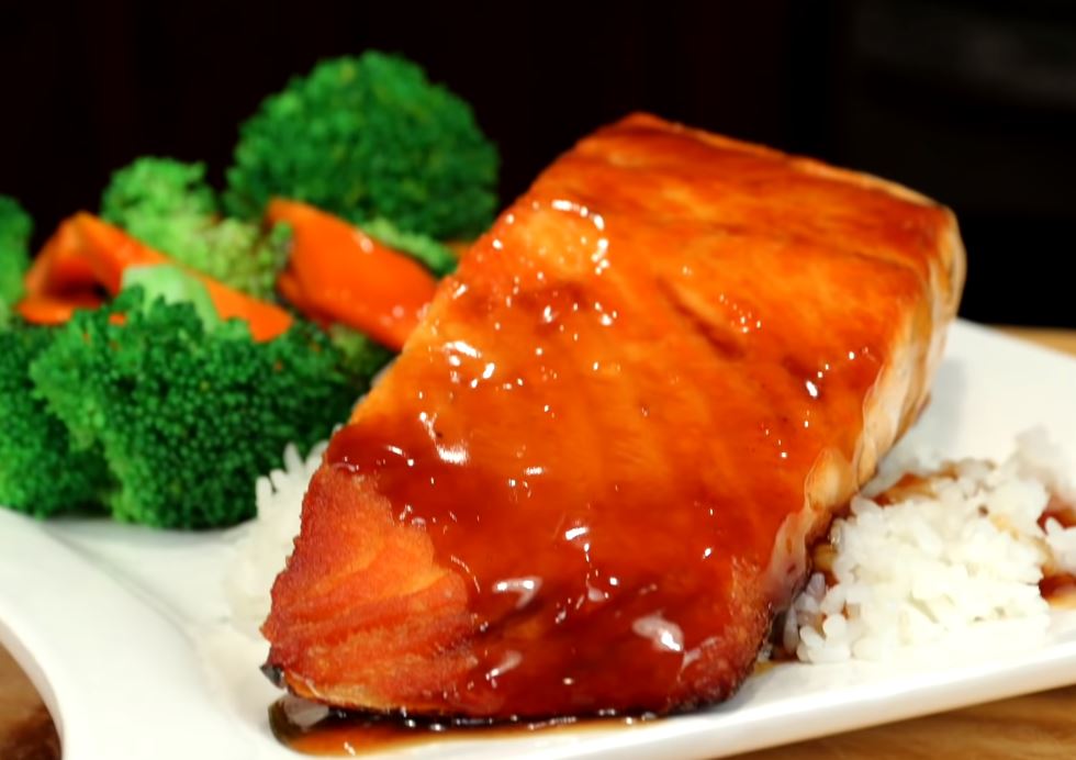 Easy Baked Salmon with Homemade Teriyaki Glaze