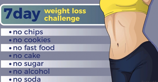 7-day weight-loss challenge !