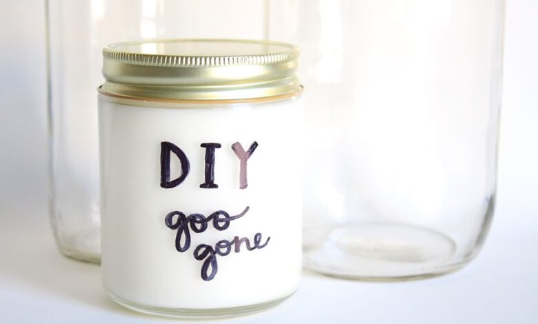 Homemade Cheap And Effective Goo-Gone