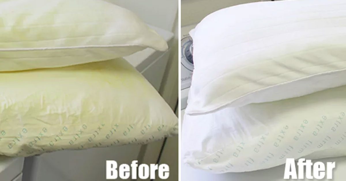 How To Clean Yellowed Pillowcases, The Easy Way.