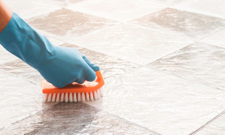 How To Deep-Clean Shower And Kitchen Grout