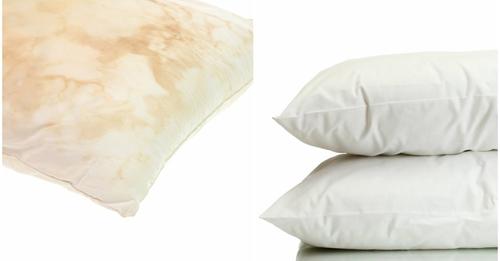How to whiten and brighten your old yellow pillows