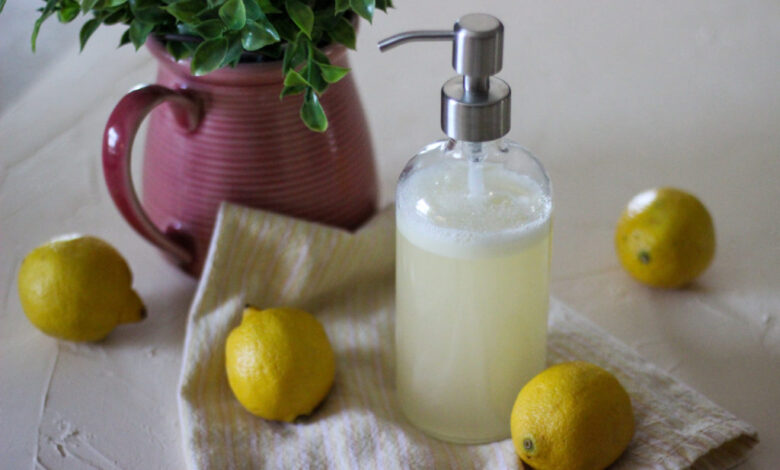 Make Your Own Liquid Hand Soap With Only 4 Ingredients!