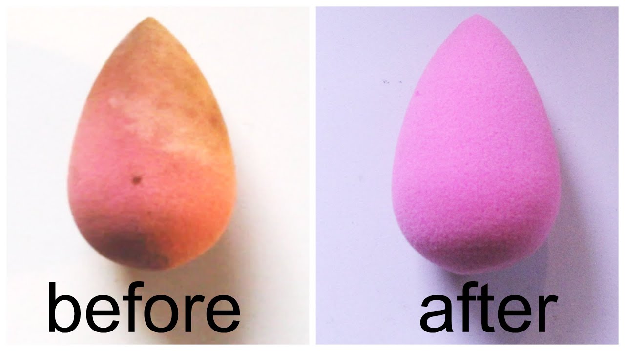 The Most Effective Way To Clean A Beauty Blender.