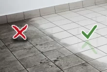 A tip for having shiny and clean tiles